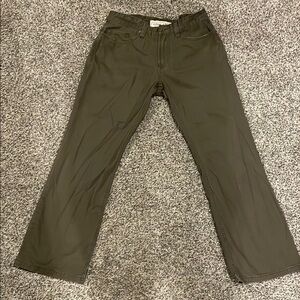 Mens Urban Pipeline Olive Jeans
